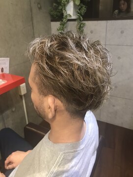 アンプリュス リアン(1+ Unplus lien) メンズシルバーカラー