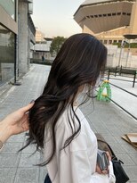 ラフ 難波店(LAFF)&nbsp;#黒髪#ボブルフ#ネビージュ#小顔#ワンレン
