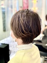 プレデフリュー 北白川本店(PUREE de FLEURS) 40代/50代/60代/ショート/白髪ぼかし/ハイライト/グレー/大人