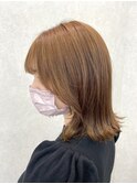 ブリーチなしベージュ