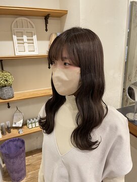 ゴーシェン 津田沼本店(Goshen) グレージュ×波巻きロング