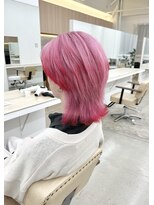 ニュート(Neut )&nbsp;ペールピンク×レッド/エンズカラー/裾カラー