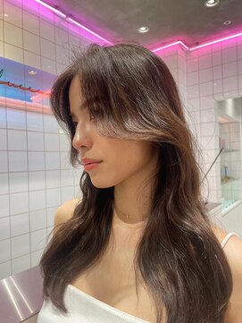 ロンドルーチェ 心斎橋(Lond luce) 大人ガーリー×ミディアムレイヤーカット【心斎橋/髪質改善】