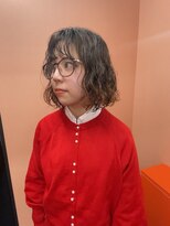 キジ(KIJI)&nbsp;［縮毛ハイライト履歴］酸性ブリーチパーマ