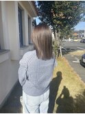 ハイライト×グレージュ