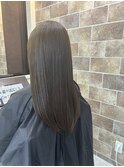 20代/30代/40代透明感アッシュロング