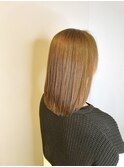 20代30代40代大人可愛いアッシュベージュダブルカラー透明感