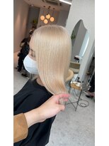 天神美容室 ぎゃうホワイトみるくてぃー