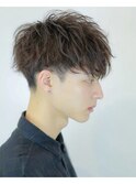 無造作 ショートレイヤー マッシュ 刈り上げ