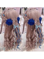 アリエス 新宿駅前東口店(Aries) お花ハーフアップ