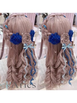 アリエス 新宿駅前東口店(Aries) お花ハーフアップ