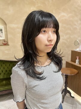 ビュートリアム265(BEAUTRIUM 265) ◆ロングレイヤーカット/銀座/黒髪韓国レイヤー/ウルフレイヤー