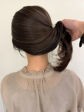 アミリー ひたち野うしく店(Amily) ハイライトバレイヤージュダブルカラーケアブリーチ30代40代