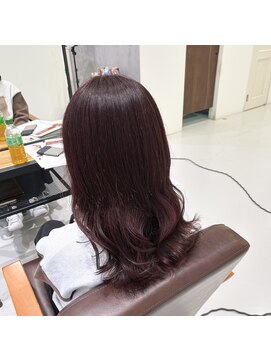 フォルテ 島田店 ブリーチなしピンクベージュ