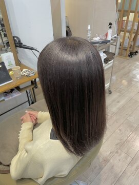 ヒラソル(girasol) 髪質改善ストレート/白髪染め/ヴィラロドラカラー/艶/水素