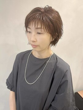 ラトリエコンタン(L´atelier Content) 【Ｌａｔｅｌｉｅｒｃｏｎｔｅｎｔ　ｙｕｍｉ】ショートDEパーマ