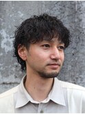 波巻きスパイラルパーマ/波巻きパーマ/岡崎メンズパーマ