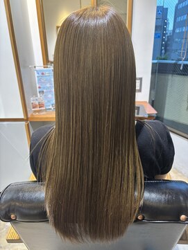 エニィ 池袋西口(Any) くびれヘア/アプリコットオレンジ/ハイライトカラー/池袋