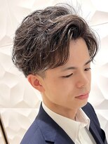 ゼロスバーバー(0's BARBER SHOP)&nbsp;爽やか◎ビジネスメンズカット×アップバングショート