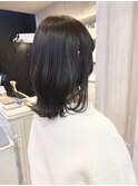 福山市美容院Caary透明感抜群!ダークアッシュカラー 20代 30代
