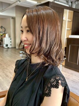 ヘアーアンドメイク ファット(Hair&Make PHAT) 20代30代40代大人かわいいゆるふわ愛されチョコレートベージュ