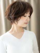 カバーヘア ブリス 上尾西口店(COVER HAIR bliss)&nbsp;乾かすだけ小顔ゆるふわフェザーショートTd1上尾20代30代40代