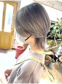 バレイヤージュ ショートウルフ レイヤーカット 10代20代30代