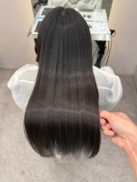 ロンド ブランシュ 錦糸町北口(Lond blanche) ミディアムレイヤーカット/髪質改善/韓国/黒髪/小顔/前髪