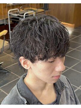 ルアン 大分駅店(ruen) 大分メンズカットマッシュウルフシャドウパーマ眉毛men's