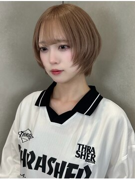 オニキス(ONYX) h11 ミルクティーベージュ表参道レイヤーカット