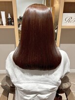 アルフレッド 桜本町店(alfRed)&nbsp;髪質改善GLTカラー ミディアム 艶感 透明感 美髪