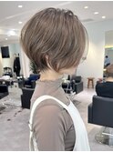 40代50代60代 ショート白髪ぼかし絶壁解消似合わせ s
