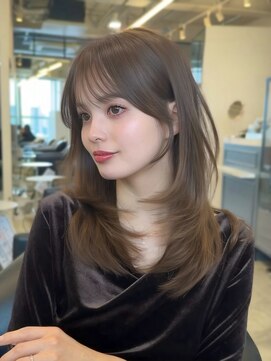 コート 青山(Cote) Cote青山レイヤーカット/顔まわりレイヤー/ストレートヘア