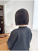 ぱつっとボブ