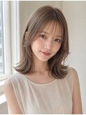 シースルーバングミディ