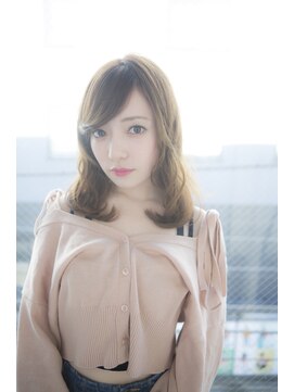 サロンドミルク 原宿(salon de MiLK) 【salon de MiLK 原宿】イルミナツヤ髪ゆるウェーブ