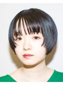 ショートボブ×ウェットスタイリング