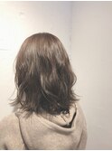 【EIGHT上尾】お客様スタイル_デザインカラー_ミディアム