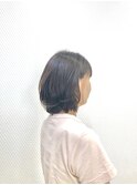 大人かわいい/小顔/ミディアム/暗めカラー/ナチュラルカラー
