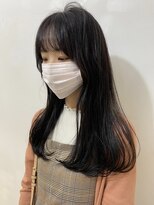 ジャストビューティ ルフレ 金沢八景店(Just Beauty Rufure) エアリーミディ/ショートパーマ/黒髪/ホワイトアッシュ