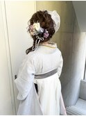 サイド編みおろし