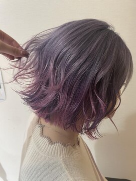 ネイヴスヘアー 福工大駅前店(Neivs Hair) ユニコーンカラー