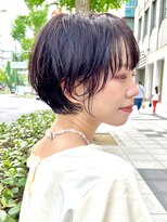 ジエクト 本店(The Ect)&nbsp;似合わせカット×ネイビーブラック×長持ちショートスタイル