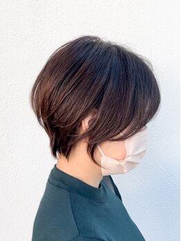 レピー(Repit)の写真/かっこいいよりかわいいに魅せるショートが得意☆骨格や髪質、クセを見極めて似合うスタイルをご提案♪