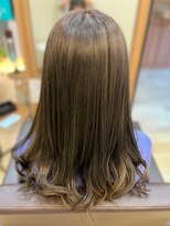 ヴァンクラウドフロムコウベ 恵庭店(VENT CLOUD from KOBE)&nbsp;30代40代ハイライトバレイヤージュ透明感外国人風カラー