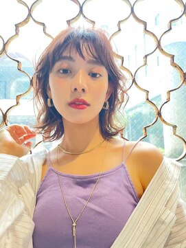 アルテ(ARTE) 【ARTE表参道/青山】モテ髪ミディアム×ブリーチなしイルミナ