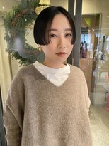 パーク(PARK)&nbsp;大人可愛いハンサムショートマッシュショート黒髪ショート