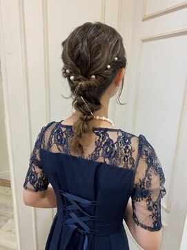 クロップ エス 湘南辻堂(crop es) cropes辻堂谷川 編みおろしアレンジ