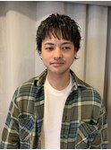 メンズウルフニュアンスパーマ