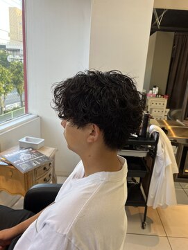 アイズ 海老名(AIZU) 波巻きスパイラルパーマ　波巻きパーマ　スパイラルパーマ